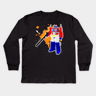 Optimus Prime Kids Long Sleeve T-Shirt